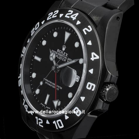 rolex explorer ii black pvd 16570 quadrante nero|Rolex Explorer II Complete Collector Guide and Reference.